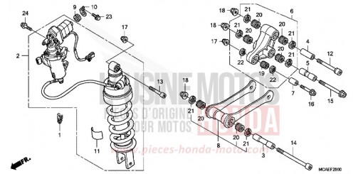 COUSSIN ARRIERE GL1800G de 2016